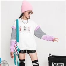 女中童  春款长袖T恤  适合4-8岁儿童XY6152