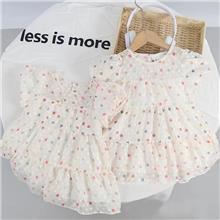 女小童  夏款短袖连衣裙适合1-4岁儿童 CY419